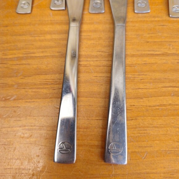 Vintage Eastern Airlines In-Flight Flatware, 4 Forks, 2 Knives - Picture 2 of 4